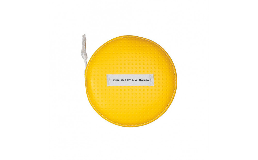 ＼年内発送／ラウンドコインケース/ イエロー M047