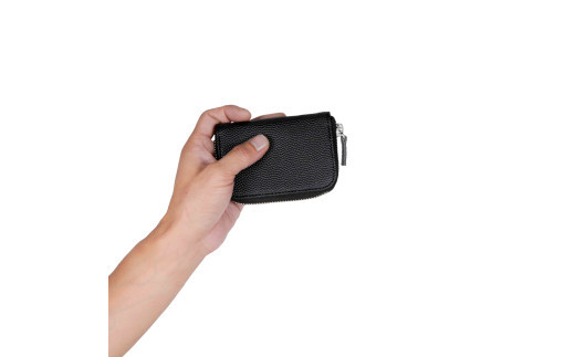 ＼年内発送／コインパース（ラウンド）/ ブラック E102