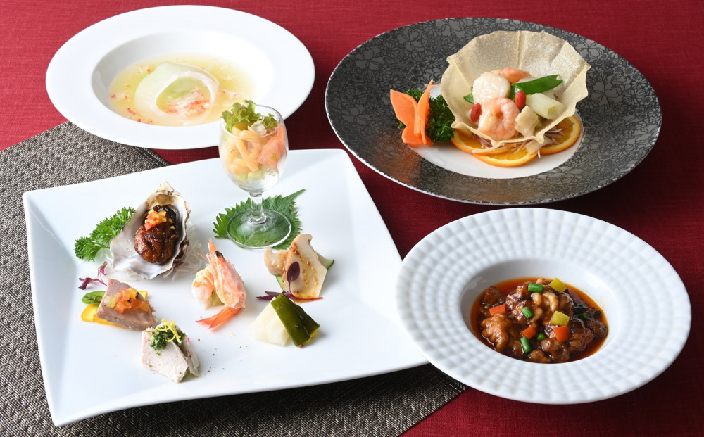 ディナーペアお食事券【6Fチャイニーズダイニング リュウ】　Ryuコース