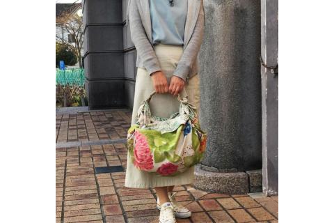 ウオーク社　ふろしきハンドセットシビラ綿麻