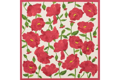 ウオーク社　ふろしきハンドライトきせかえバッグセットS（ブリアンテス/レッド）（ハンドル色：ブラウン）