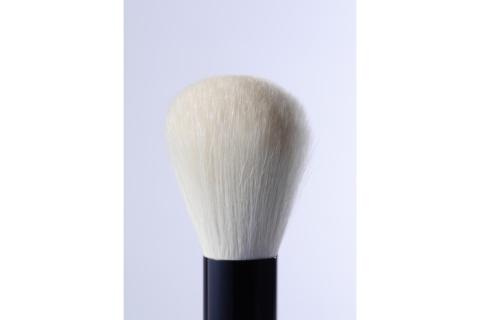 最高級化粧筆 古羊毛 花ウォールナット渋茶 シャドウブラシ