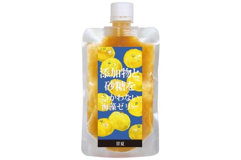 添加物と砂糖をつかわない海藻ゼリー 甘夏・ボイセンベリー 24個セット 甘夏×12個 ボイセンベリー×12個