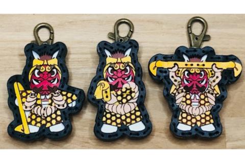 ヤブ3点  レザーキーホルダーセット