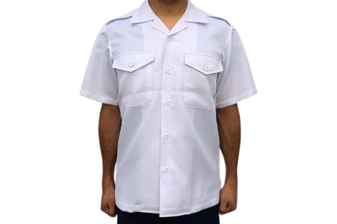 【船員服】半袖開襟パイロットシャツ 3Lサイズ ku091-049-3l-r