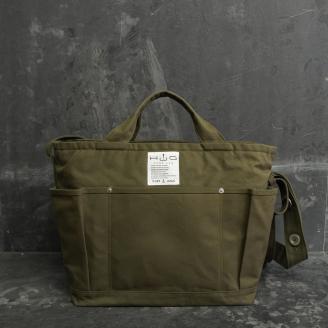 2way ショルダーバッグ L・[HUG-はぐ-]　カーキ