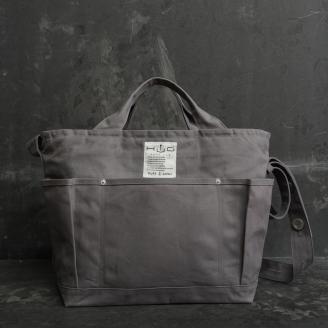 2way ショルダーバッグ L・[HUG-はぐ-]　グレー