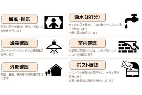 女性スタッフだけの便利屋ワンズ 空き家管理サービス 基本プラン