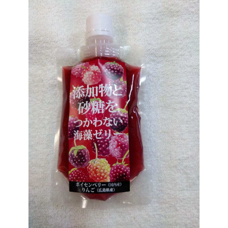 添加物と砂糖をつかわない海藻ゼリー ボイセンベリー 6個