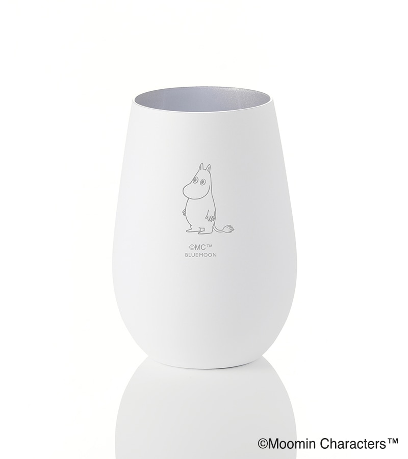 ムーミンタンブラー／White+Silver（ムーミン） ku186-032-r