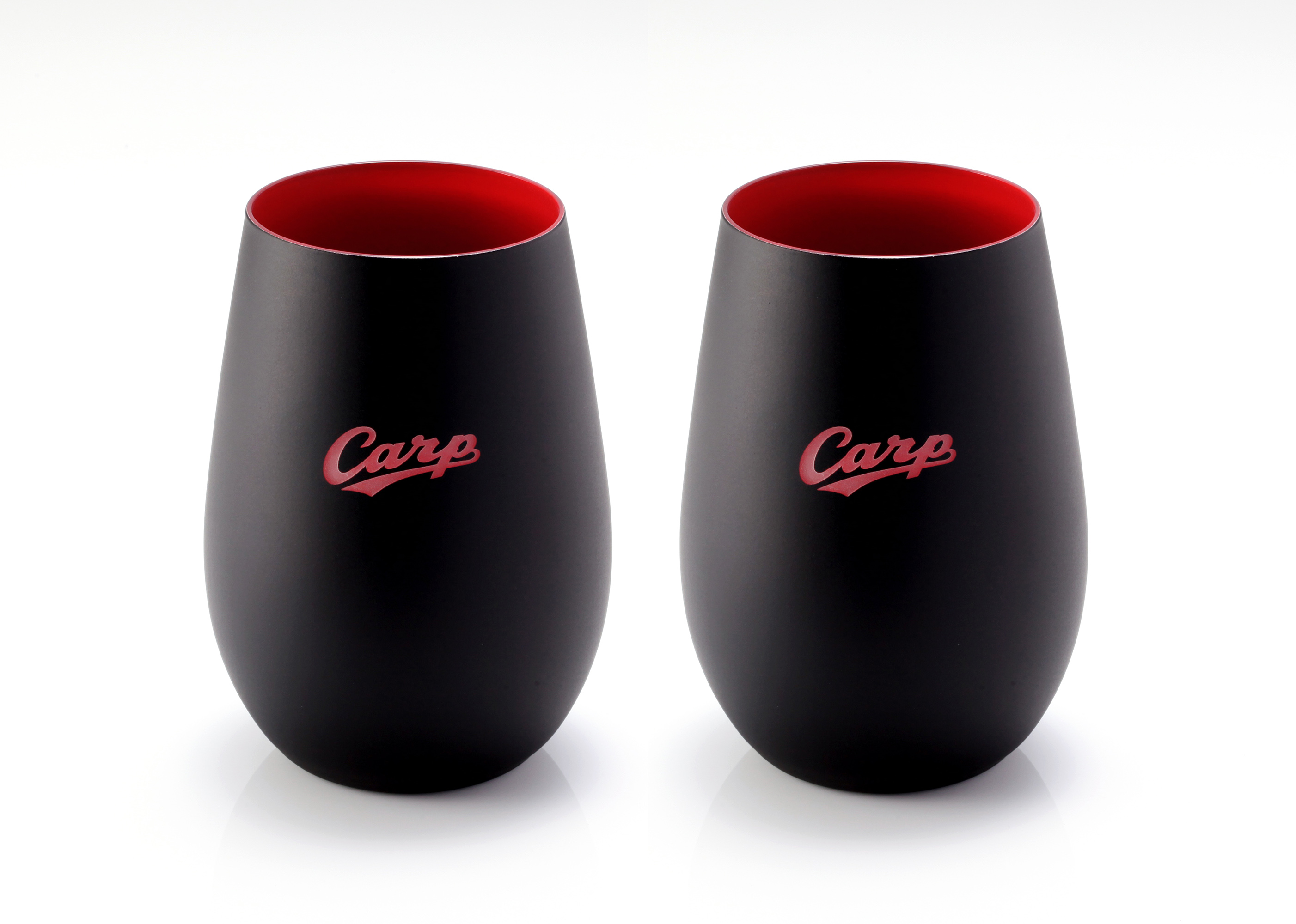 カープタンブラーBlack+RED ペア ku186-040-r