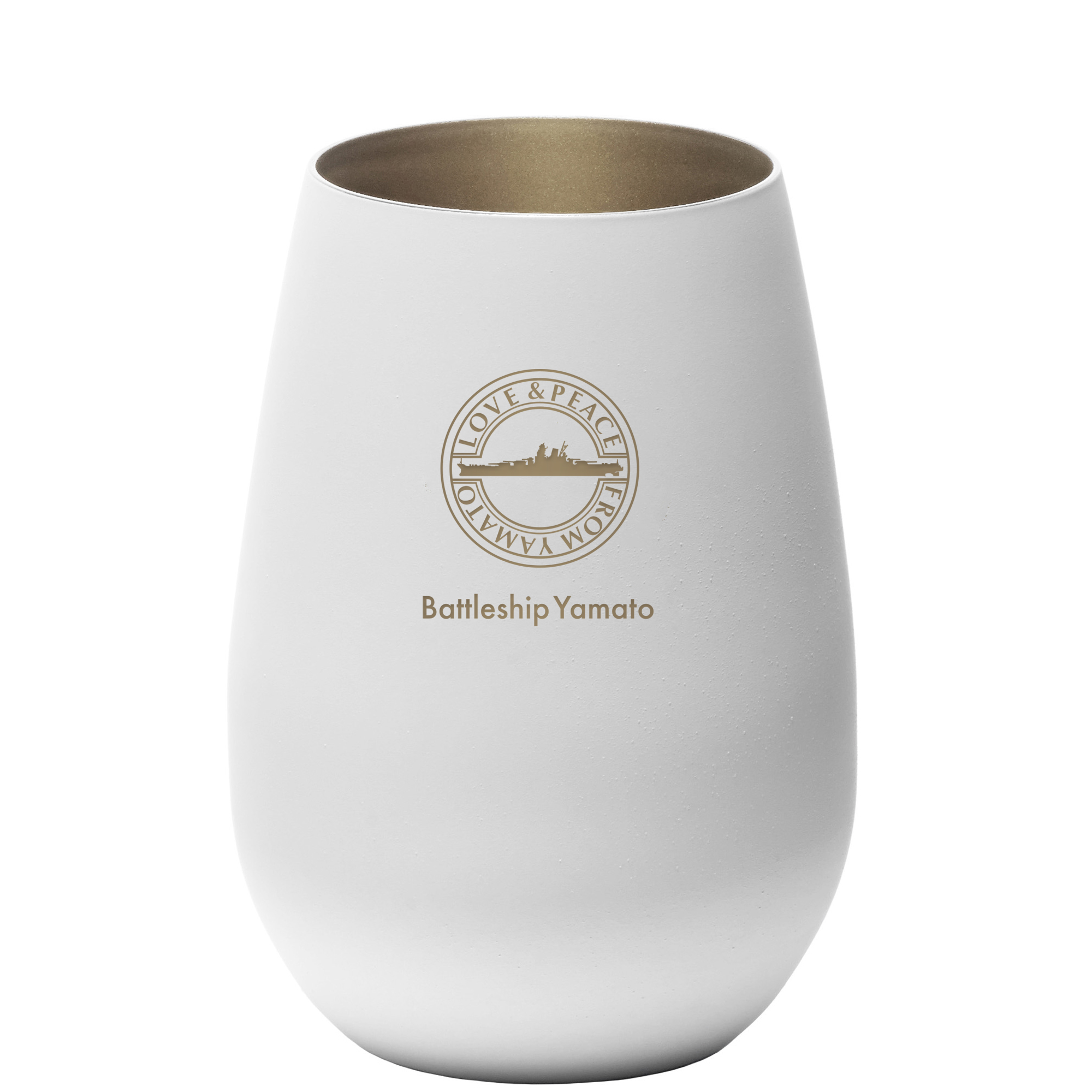 戦艦大和 タンブラーWhite Gold ku186-041-r
