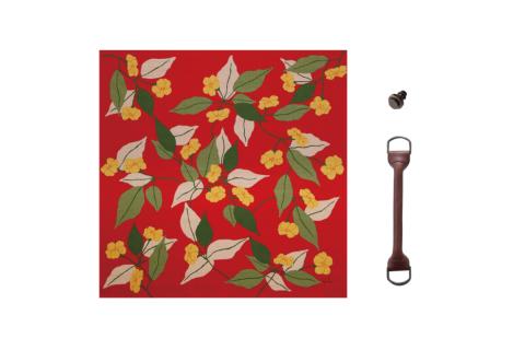 ウオーク社　ふろしきハンドセット（ペンサミエント/レッド）