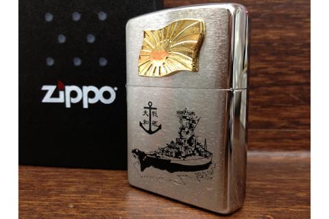 ZIPPOライター[戦艦大和Type4（金軍艦旗）]