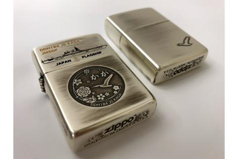 ZIPPOライター（護衛艦かがType2[古美銀]） ku091-039-r
