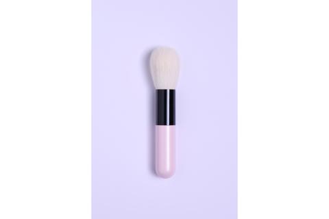 高級化粧筆 古羊毛 なでしこ パールピンク ２本セット （チーク/シャドウ）