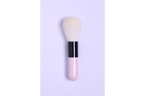 高級化粧筆 古羊毛 なでしこ　パールピンク 2本　セット （フェイス/シャドウ）