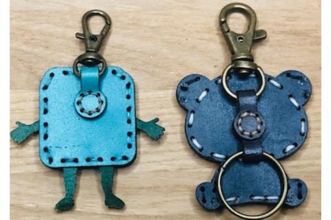 呉氏＆zooパンダ レザーキーホルダーセット