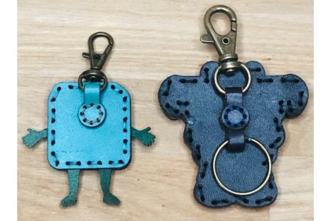 呉氏＆ヤブver3 レザーキーホルダーセット