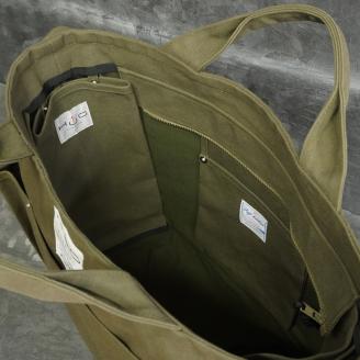 2way ショルダーバッグ L・[HUG-はぐ-]　カーキ