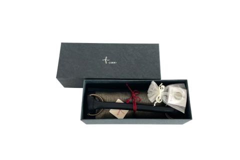 ウオーク社　Fキャリーふろしきハンド金襴緞子セット（クロ/シルバー）