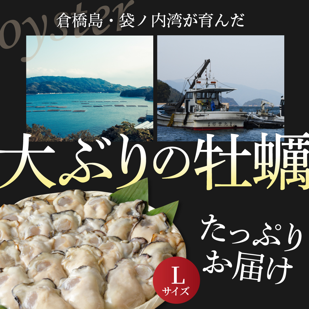 北吉水産 広島県産 冷凍 かき Lサイズ 1kg