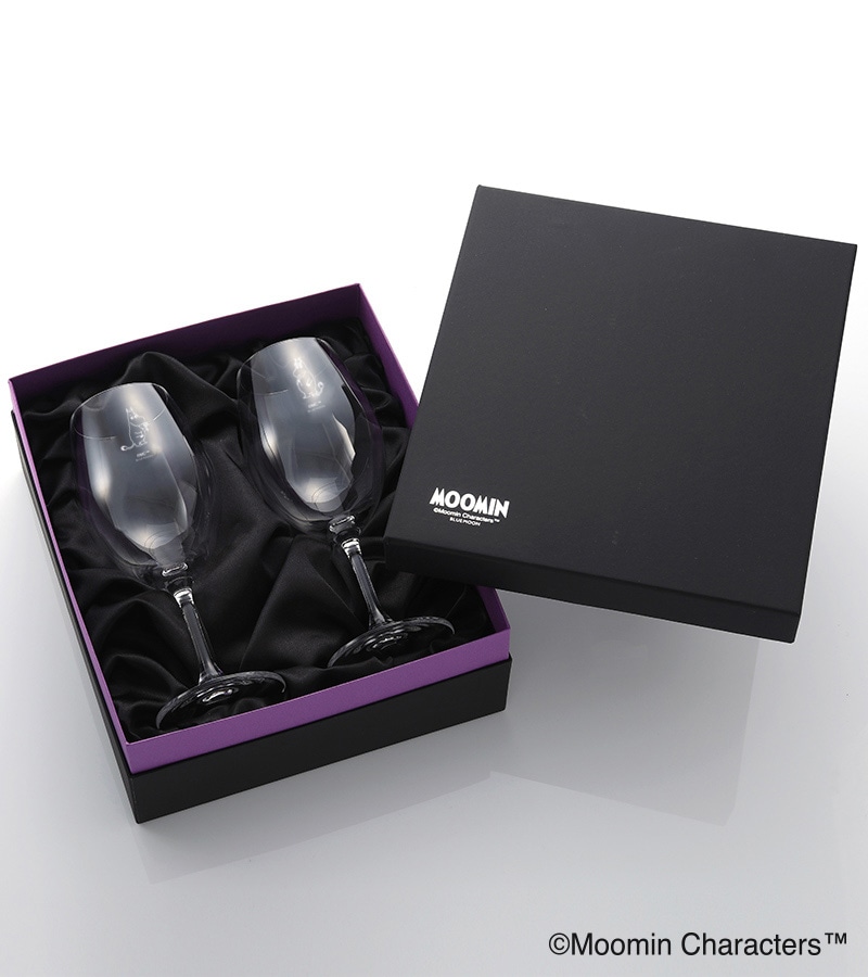 ムーミンワイングラスペア（ムーミン&スノークのおじょうさん）／リーデル ku186-027-r