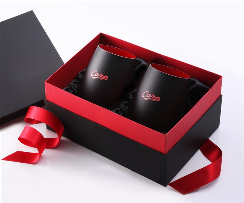 カープタンブラーBlack+RED ペア ku186-040-r