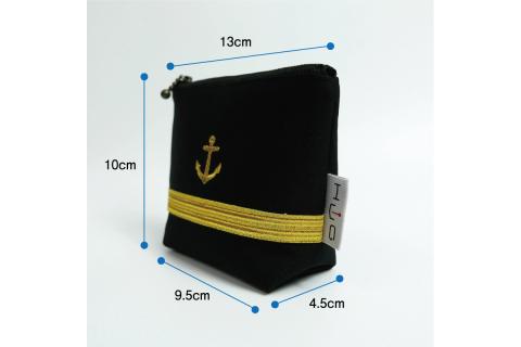 舟形ミニポーチ【金線】[HUG-はぐ-]