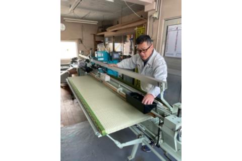 風水畳細工龍の置物 四角形 A