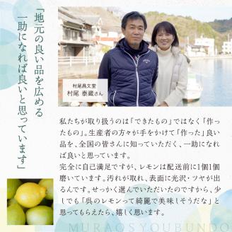 国産檸檬（レモン）発祥の地　大長檸檬 生レモンしぼり 24本セット