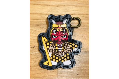 ヤブ＆zooパンダ レザーキーホルダーセット