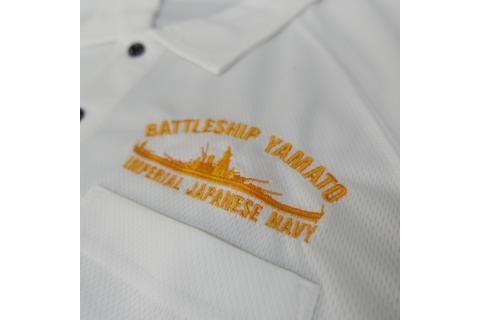 ポロシャツ【戦艦大和】ホワイト　Lサイズ
