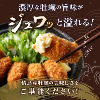高田水産　「情の雫」冷凍かきフライ 10個×4パック