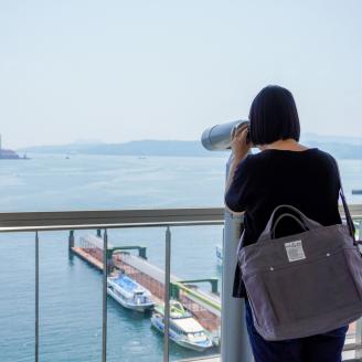 2way ショルダーバッグ L・[HUG-はぐ-]　グレー