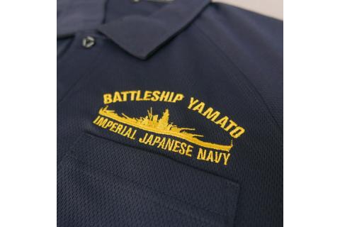 ポロシャツ【戦艦大和】ブラック　Mサイズ
