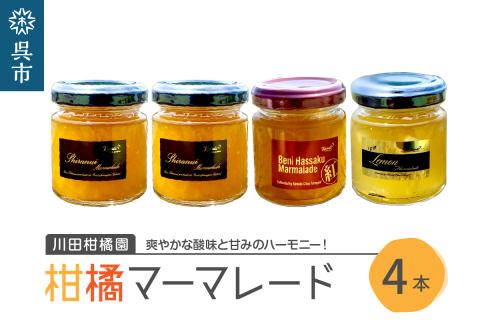 島の恵み 瀬戸内 柑橘 マーマレード 4本セット