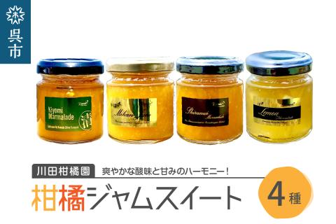 島の恵み 瀬戸内 柑橘 ジャム スイート 4種セット
