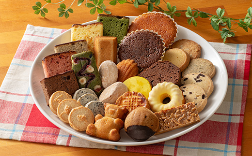 焼き菓子詰め合わせ アソートボックス 25個入り｜クッキー パウンドケーキ 洋菓子 スイーツ お取り寄せ ご褒美 広島県 竹原市