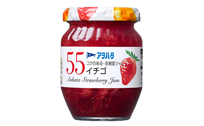 ジャム　いちご ／ 3種のミックス ／ アップル＆シナモン 各4瓶　55 ジャム 3種 12瓶（1瓶150g）　アヲハタ