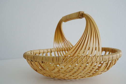 竹工芸品果物籠フルーツ籠