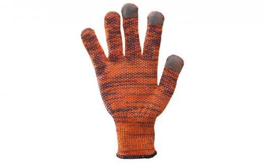 BG-2 ベルガー カットプロテクト オレンジカモ｜キャンプ アウトドア 手袋 グローブ 耐切創 保護 カジュアル カモフラージュ タッチパネル対応 耐切創性 切れにくい グリップ力 耐熱性