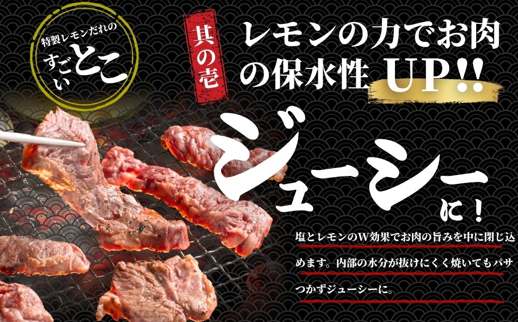 【瀬戸内レモン塩だれ】牛ハラミ 300g×1パック 尾野精肉店の牛ハラミ【肉 訳あり 小分け 真空パック 冷凍 牛肉 ハラミ 味付き 焼肉 BBQ 広島県 竹原市】※離島への配送不可