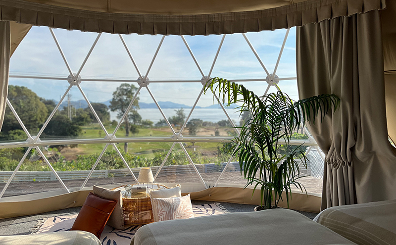 グランピングCoCoChi 施設利用券 2万円分 グランピング キャンプ バーベキュー  広島県 竹原市