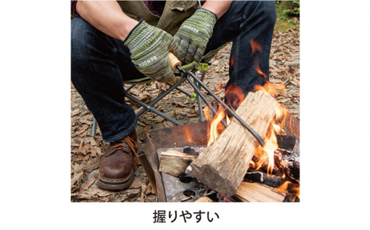 BG-3 ベルガー ヒートプロテクト グリーンカモ｜キャンプ アウトドア 手袋 グローブ 焚き火 耐熱 保護 カジュアル カモフラージュ タッチパネル対応 グリップ力 耐熱性 吸水性 熱を緩和