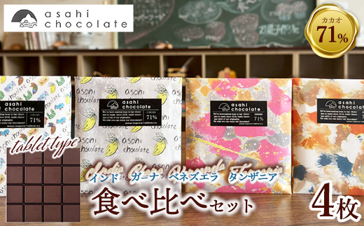 ビーントゥバーチョコレート 4種食べ比べセット