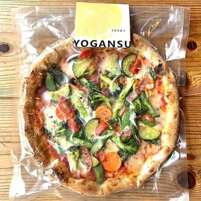 薪窯焼き冷凍「YOGANSU PIZZA」2枚セット（だいわれんこん＆産直市場の野菜）011004