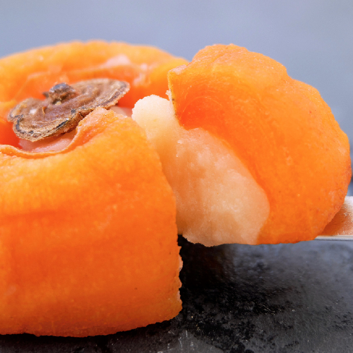 【冬季限定】共楽堂 「柿中柚香（かきなかゆうか）」 （6個入） 和菓子 まんじゅう 饅頭 あんぽ柿 柿 018006