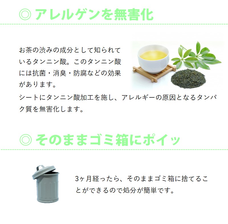 ダニ取りシート 小 1.5畳用 2枚入 (12×15cm)　016111