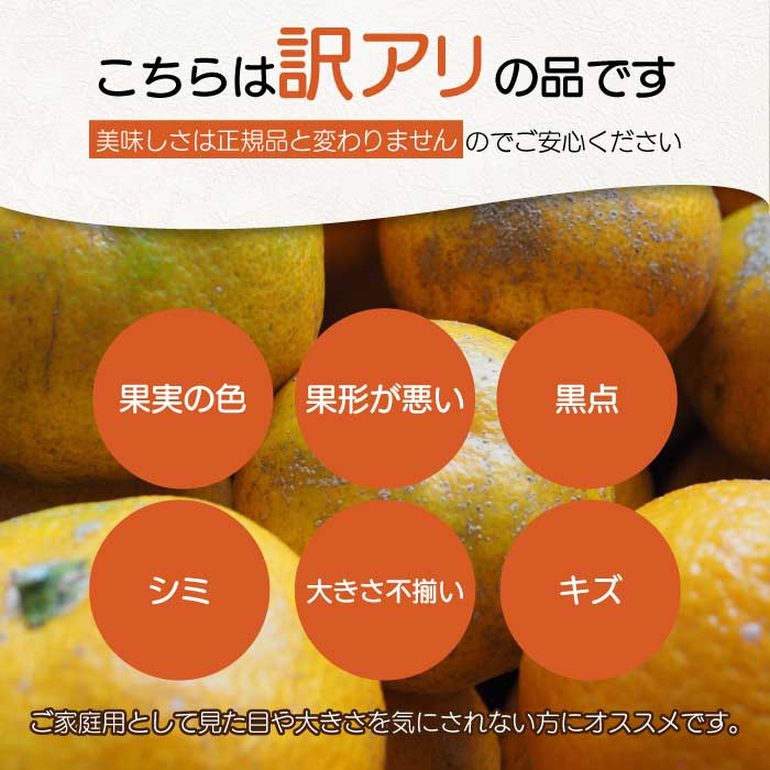 【おくはち農園】〈訳あり〉不知火（しらぬい） 4.5kg 《2026年3～4月発送予定》栽培期間中 防腐剤 ワックス 不使用 旬 柑橘 かんきつ フルーツ 果物 瀬戸内 166010